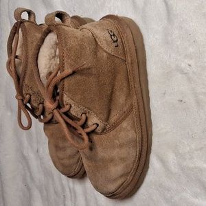 UGG girls size 4 Brown high top shoes